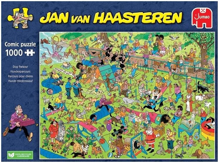 Jumbo Games Puzzle 1000 pcs Jan van Haasteren : Parcours pour chiens - Jumbo