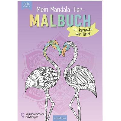 Mein Mandala-Tier-Malbuch – Im Paradies der Tiere, Taschenbuch von , arsedition, 978-3-8458-5717-6