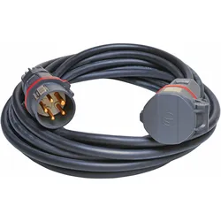 Walther WALT CEE NEO-Leitung (25 m), Stromkabel, Schwarz