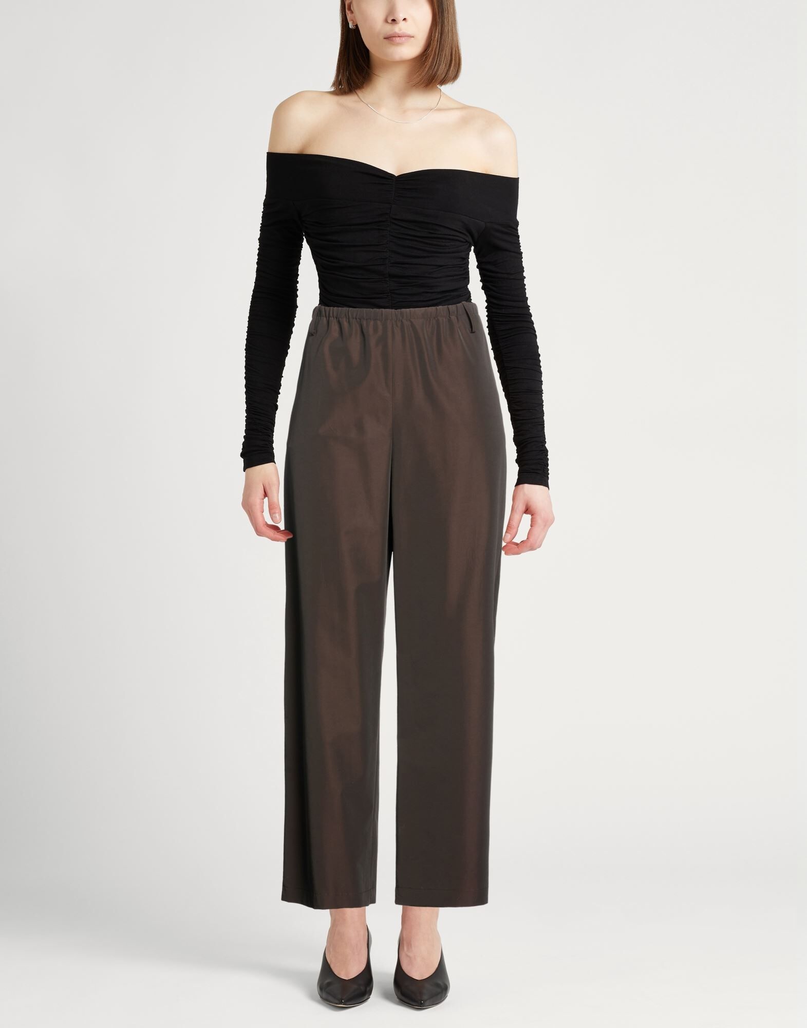 Alysi Pantalones Mujer Café 42,44,46 Mujer