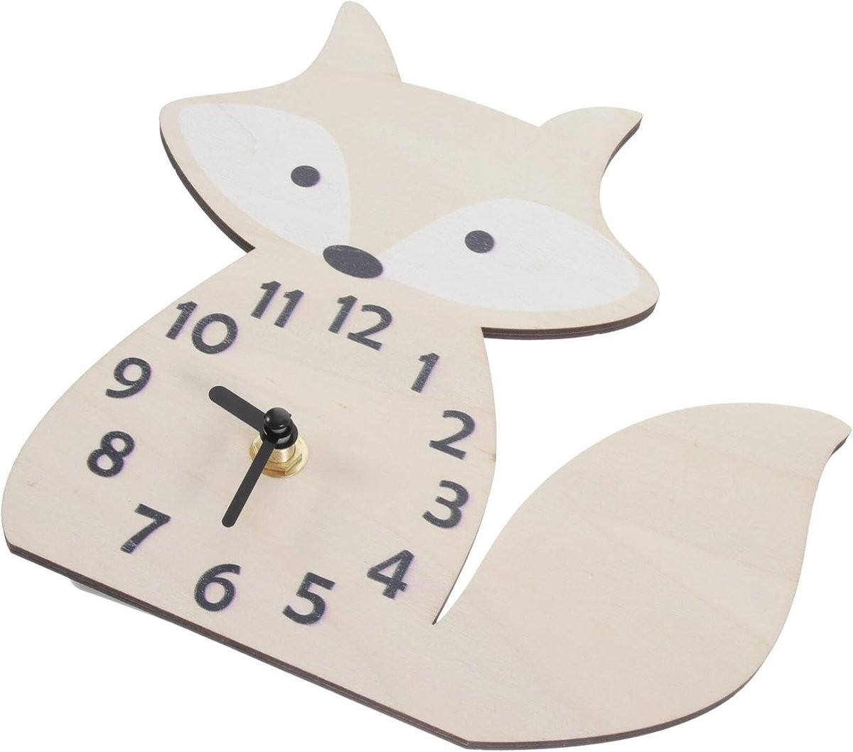 Houten Dieren Wandklok voor Kinderkamer en Woonkamer Decoratie