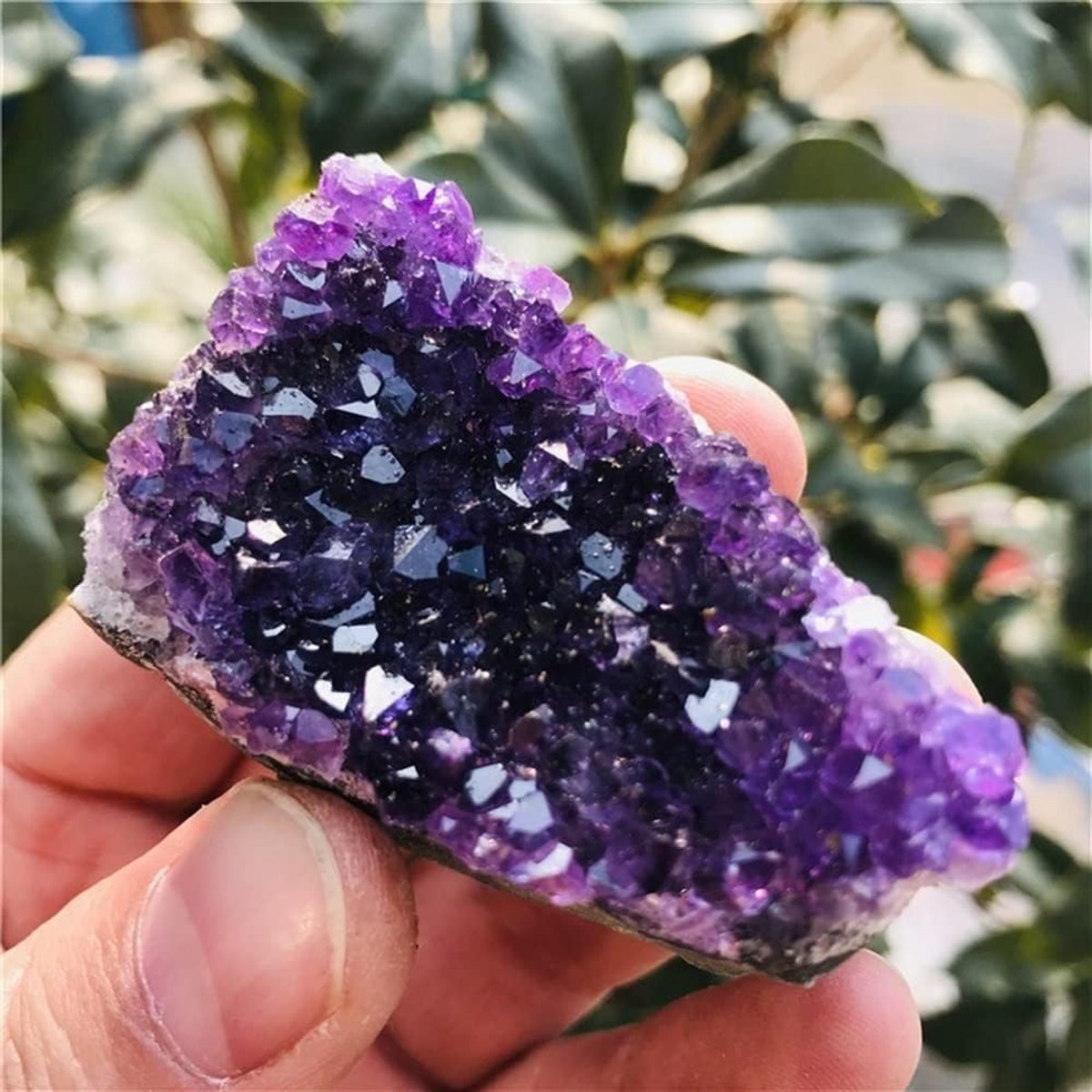 Amethist Kristal Cluster - Natuurlijke Paarse Steen voor Meditatie en Feng Shui - 100-200g