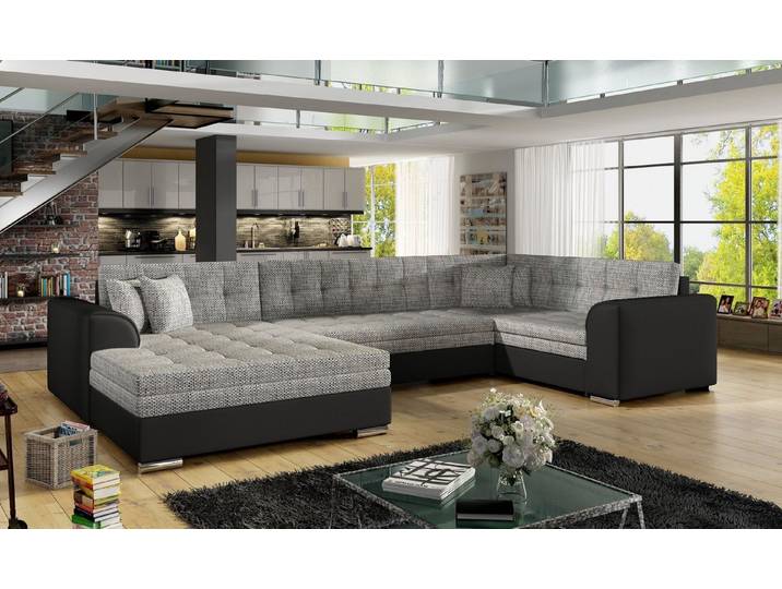 Möbel für Dich Ecksofa Ecksofa Damario in U Form, mit Schlaffunktion