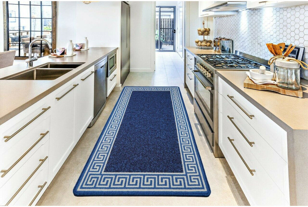 Fairmont Park Malinda Southwestern Area Rug Blue/Cream Rectangle 160 x 230cm