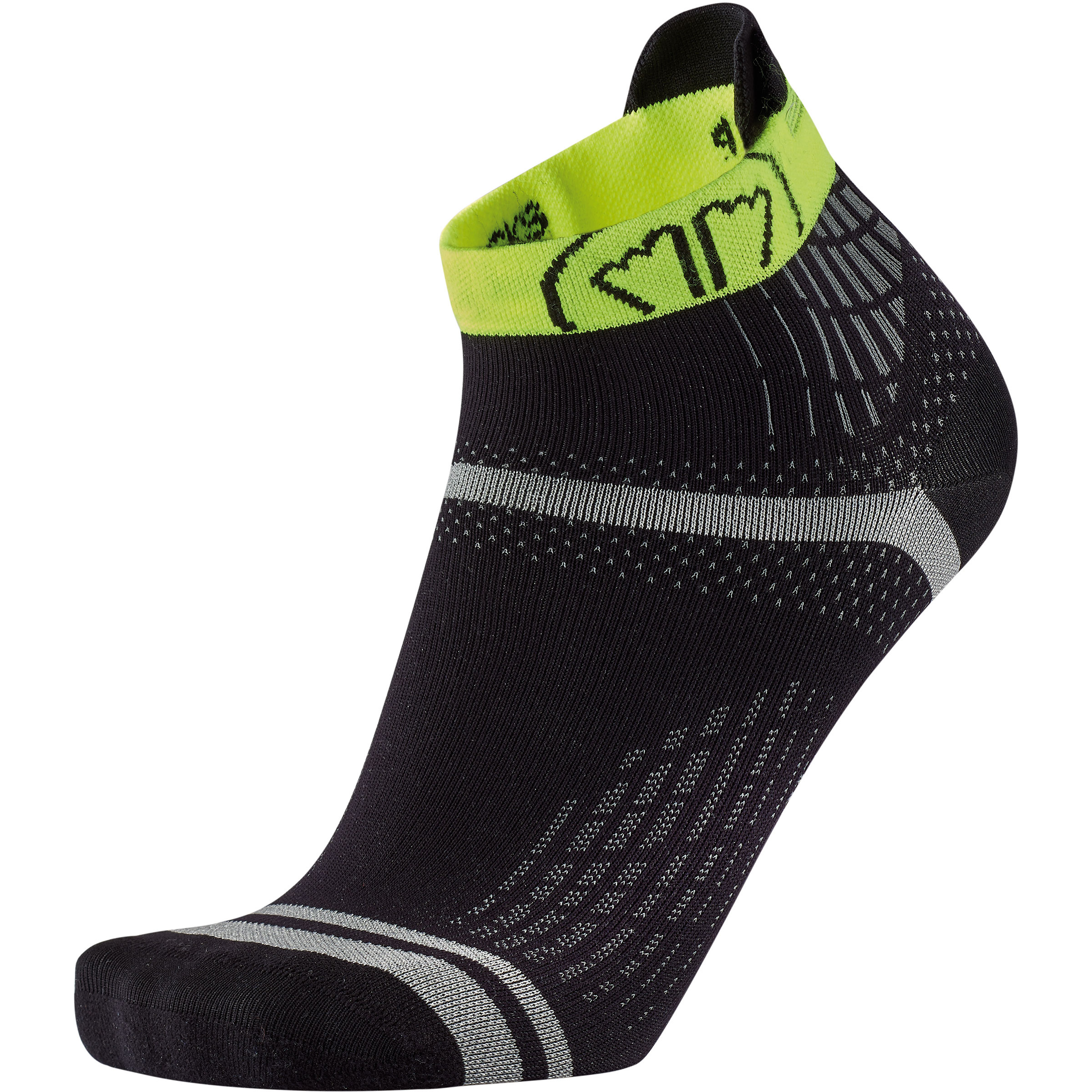 Sidas Run Feel Fahrradsocken schwarz Größe 44 Laufen | Trailrunning | Mountainbike Elastisch