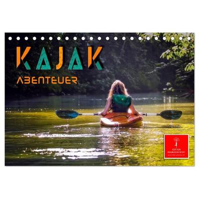 Kajak Abenteuer (Tischkalender 2027 DIN A5 quer), CALVENDO Monatskalender