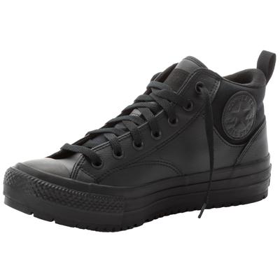 Sneakerboots CONVERSE "CHUCK TAYLOR ALL STAR MALDEN STREET", Herren, Gr. 45, gefüttert, schwarz (schwarz, schwarz), Synthetik, Schuhe Sneakerboots, gefüttert