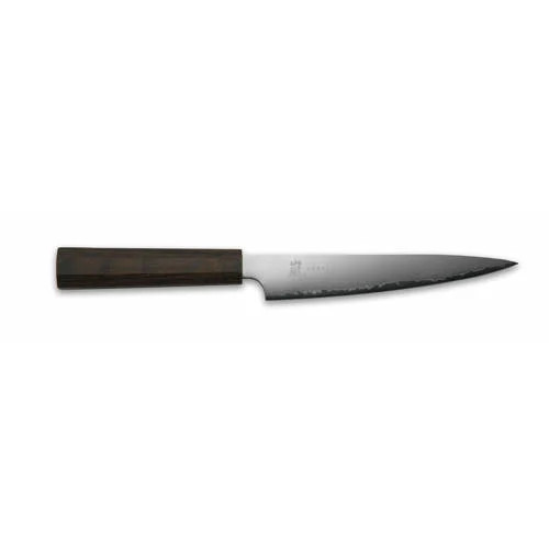 Yaxell Hana Vleesmes met 15 cm mes en donkerbruin pakkahouten heft