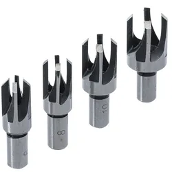 BGS DIY 6838 Satz Zapfenbohrer 6-8-10-13mm 4-teilig