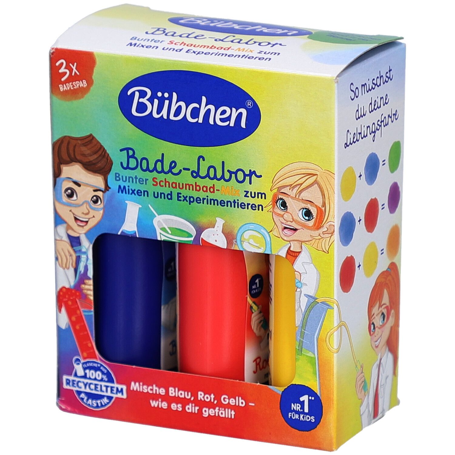 Bübchen Bad-Labor Schaumbad-Mix bunt Fl 150 ml Schaumbad