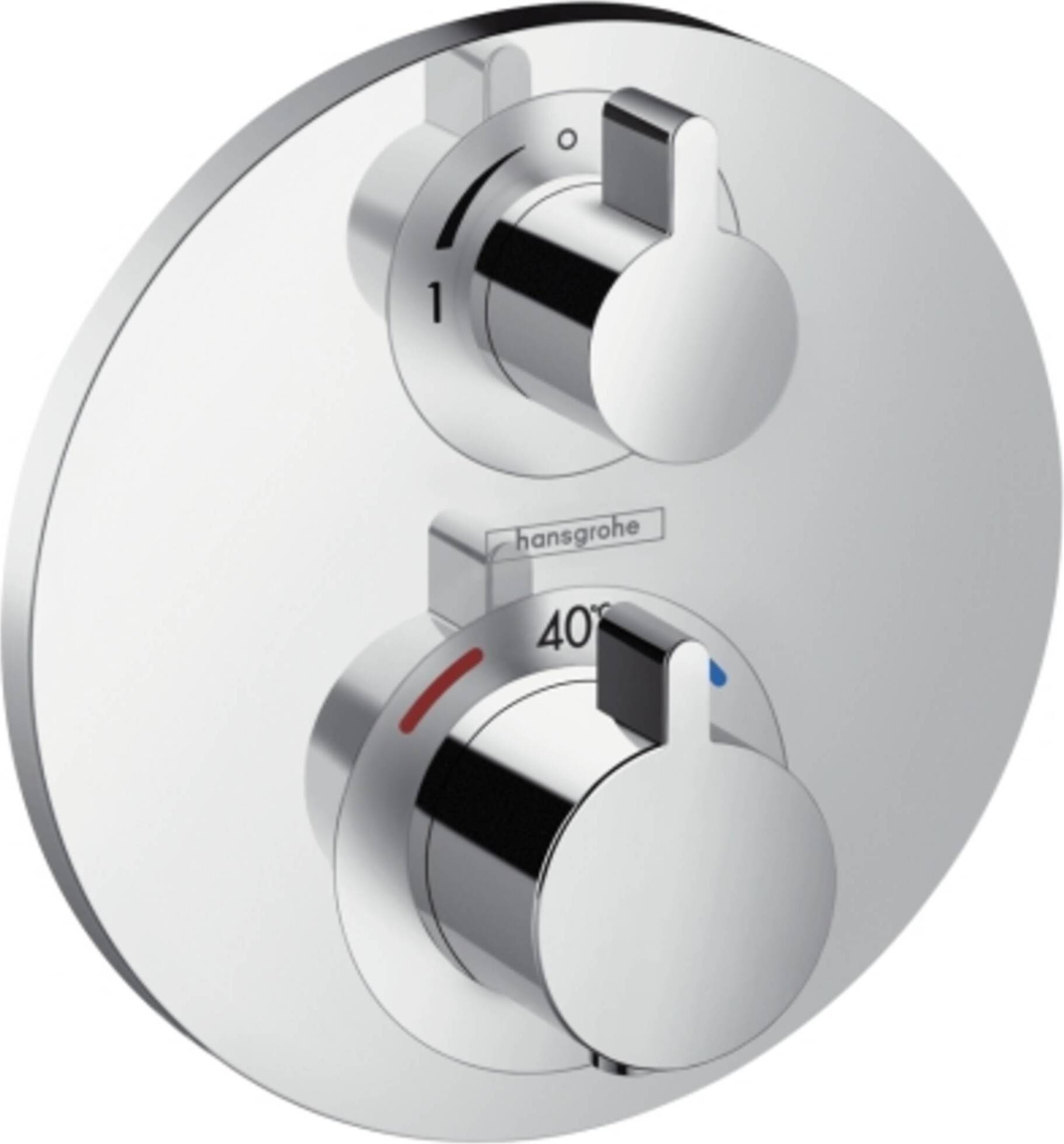 Hansgrohe Ecostat S Thermostat Unterputz Fertigset 1 Verbraucher Chrom