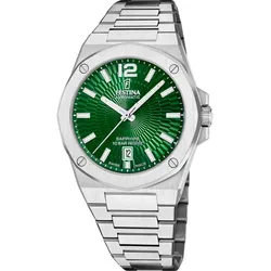 Festina Automatik Herren Automatik F22004/3 - grün,silber - 42mm