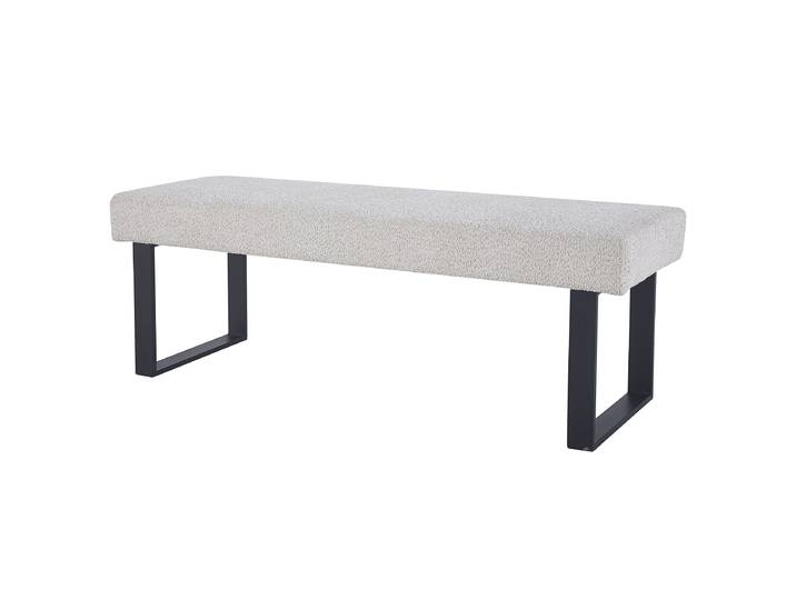 Polsterbank Sareen 140 x 49 x 63cm Beige/Beige