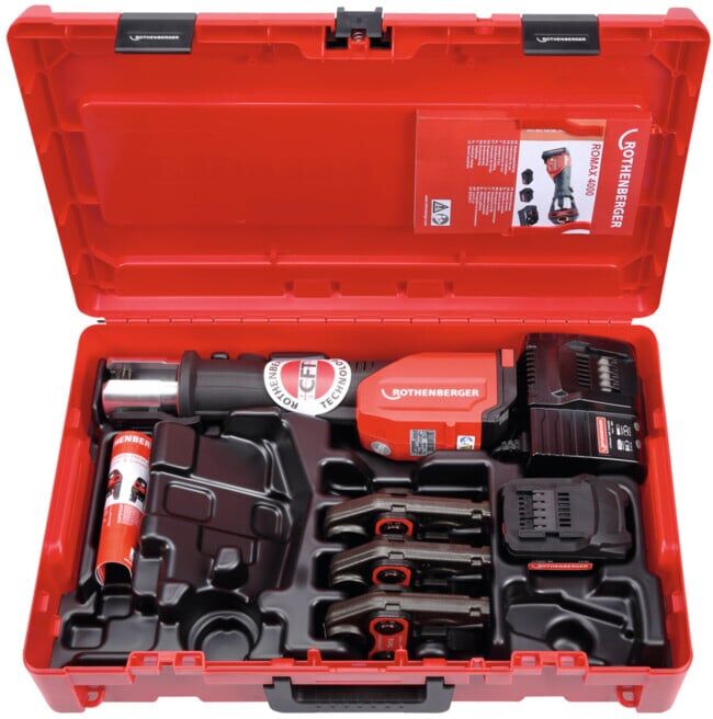 Presse Rothenberger ROMAX 4000 jeu de mâchoires U16-20-25 mm, 1x4 Ah, UE (1000001926)
