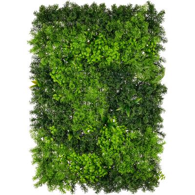 Kunstpflanze CREATIV GREEN "Wandmatte Moos-Farn-Mix", grün, B:50cm H:75cm, Obermaterial: 100% Kunststoff, Kunstpflanzen, Kunstpflanze, in UV-beständiger Ausführung
