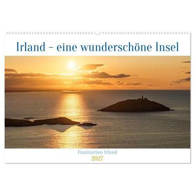 Irland - eine wunderschöne Insel (Wandkalender 2027 DIN A2 quer), CALVENDO Monatskalender