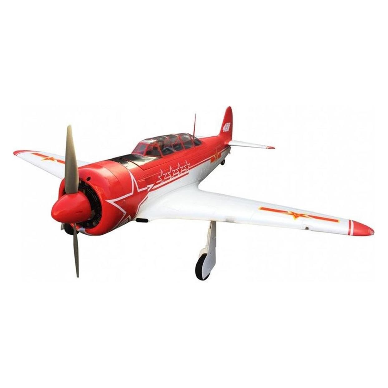 Amewi Warbird YAK - 11 1450 mm, Rot/Weiss PNP (Warbird) (24100)