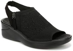 Wide Width Women's Starlet Sandal by Bzees in Black (Size 10 W)