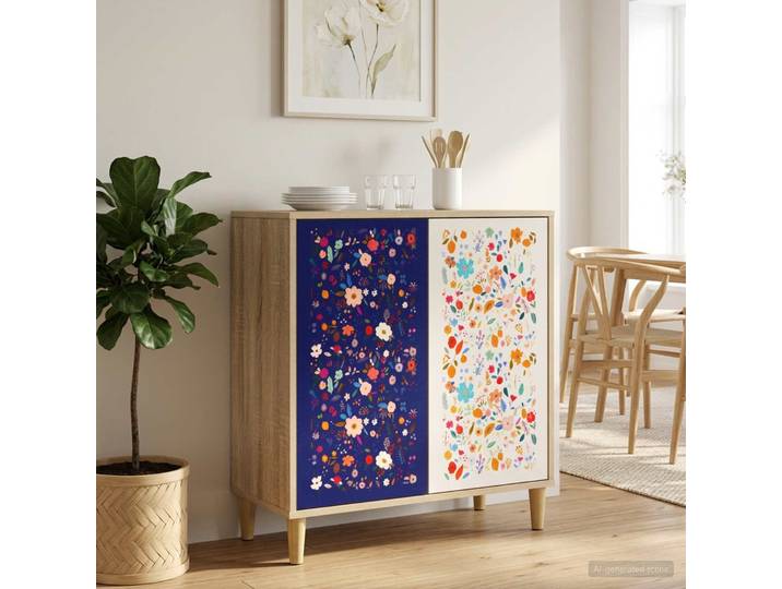 vidaXL Sideboard MAINZ Sonoma 69 x 33 x 75 cm Holzwerkstoff