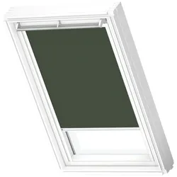 VELUX Verdunkelungsrollo manuell Nature Collection  DKY Natur Forest 4901, S06, GGU,VELUX,weiße Schiene