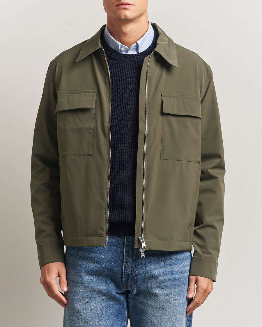 NN07 Alban Waterproof Jacket Capers Green men L Grøn