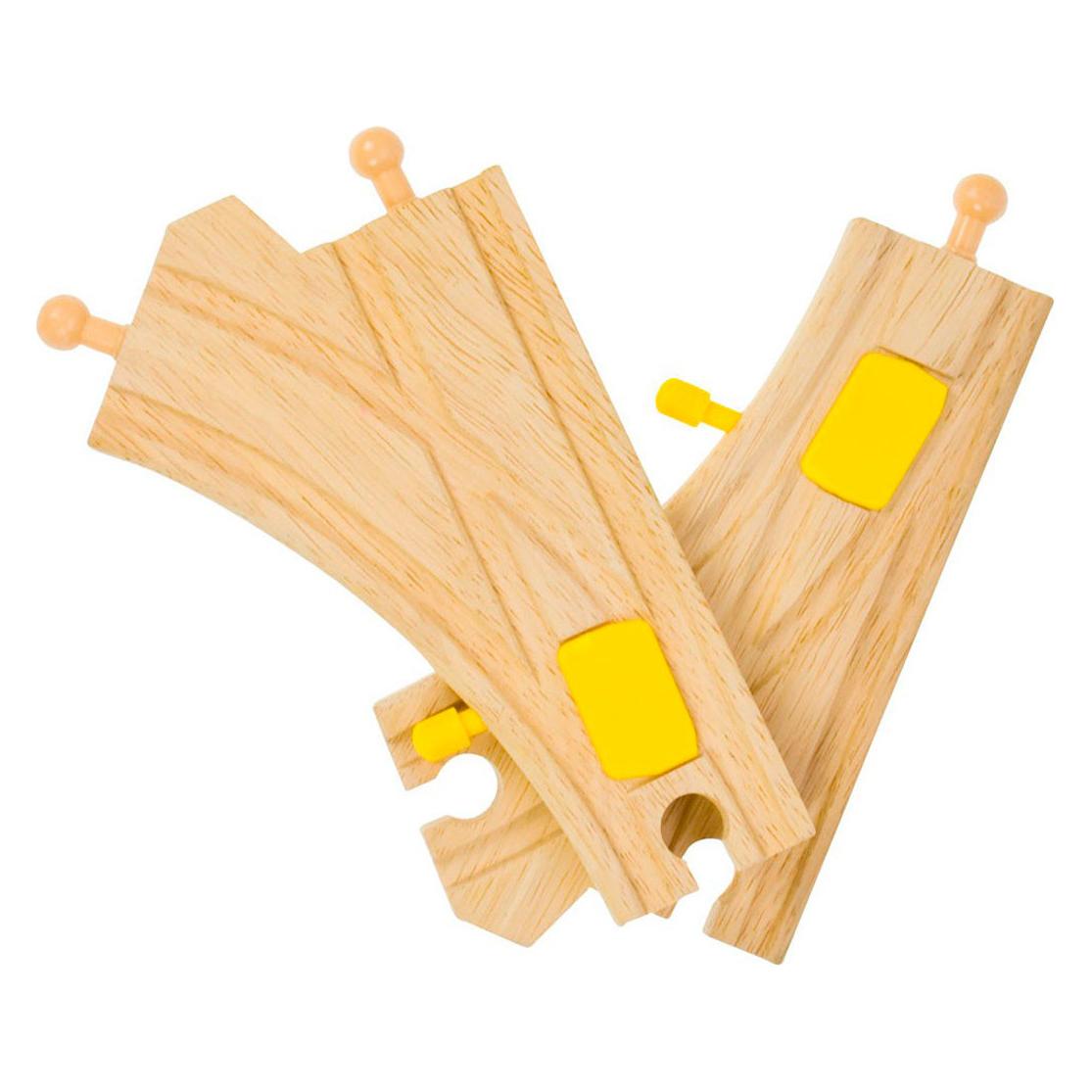 Bigjigs Hölzerne Schienen-mechanische Schalter (BJT219)