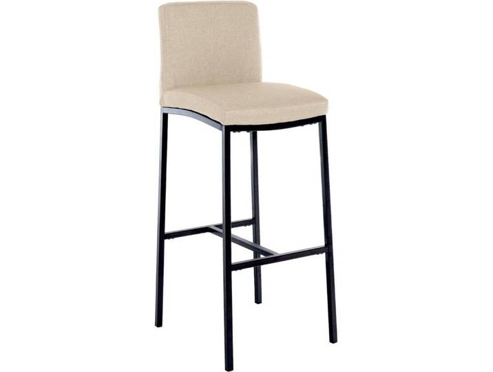 furnicato Barhocker Freeport 111x43x47 cm creme (1 St)