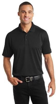 Port Authority K569 Diamond Jacquard Polo Shirt in Black size 2XL   Polyester