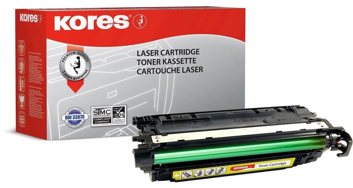 Kores Toner G1223RBG vervangt HP CE262A, Geel