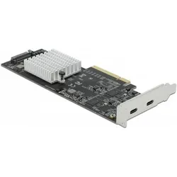 Delock PCI-Express-Karte USB 3.2 Gen2x2 - 2x USB-C, Kontrollerkarte