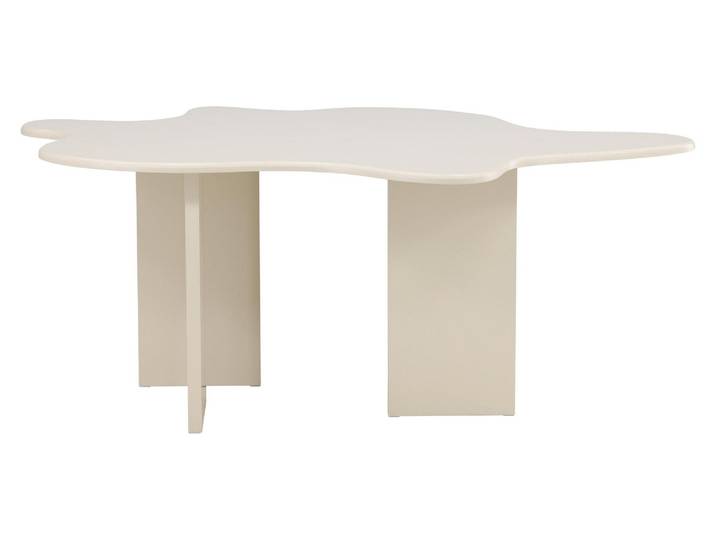 Flower table de salle à manger 123x190 cm beige.