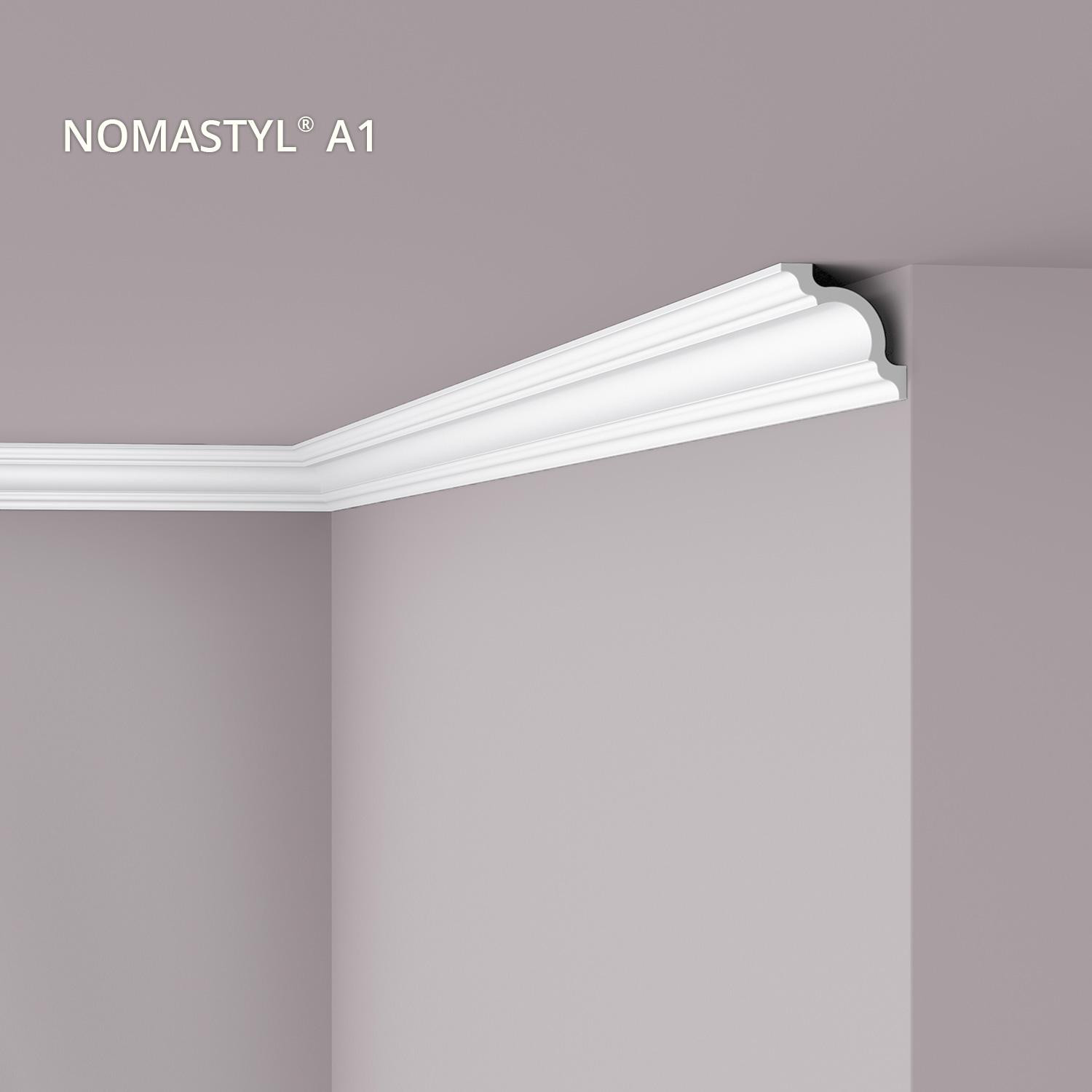 NMC A1 Nomastyl Kroonlijst Sierlijst 2 m