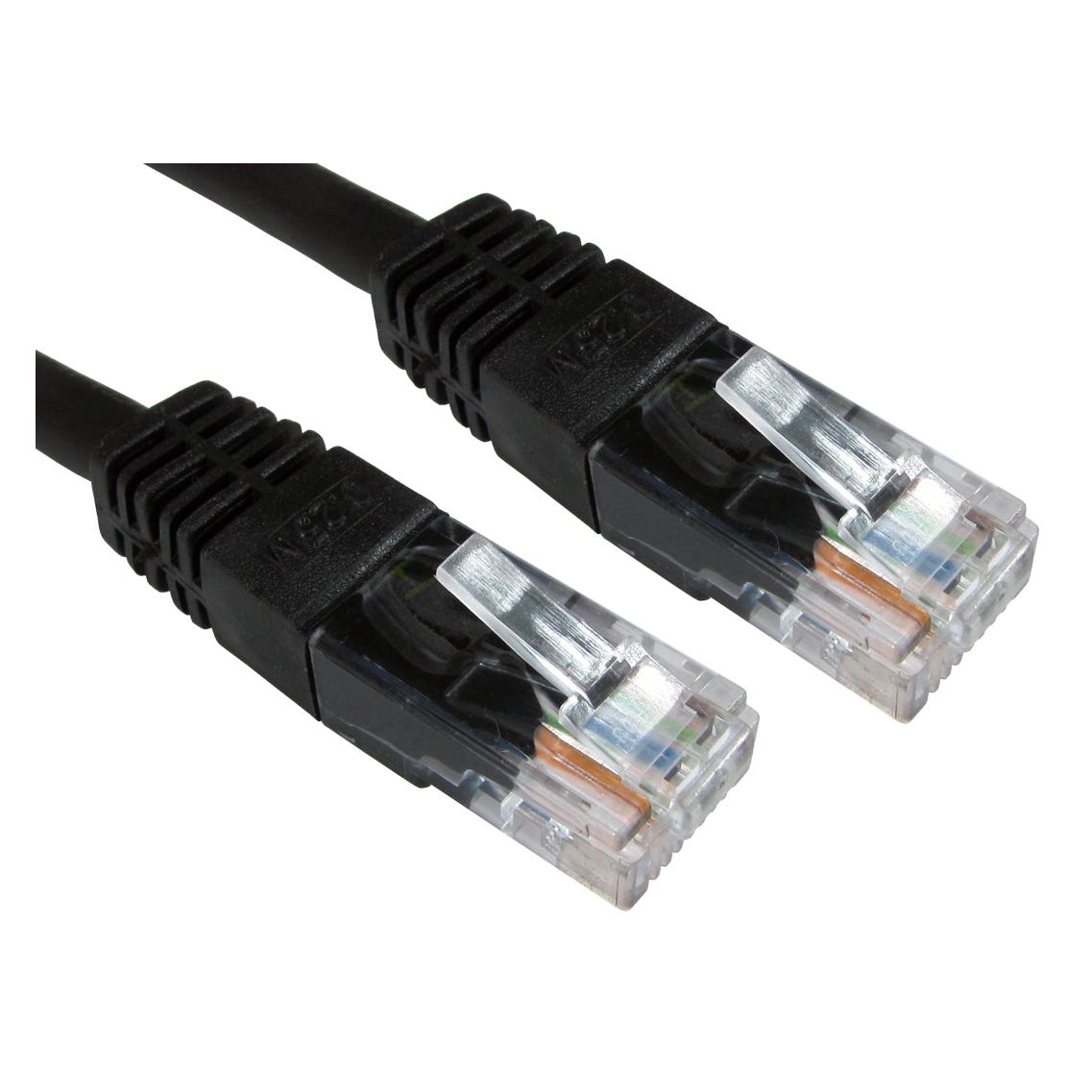 Cables Direct CDL 7m Cat6 Patch Cable - Black (CAT6, 7 m) (ERT-607K)