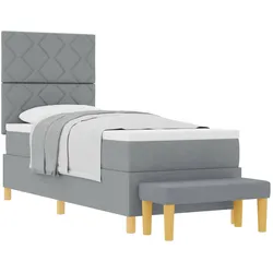 vidaXL, Boxspringbett, Nellie Diamond blocks design (80 x 200 cm)