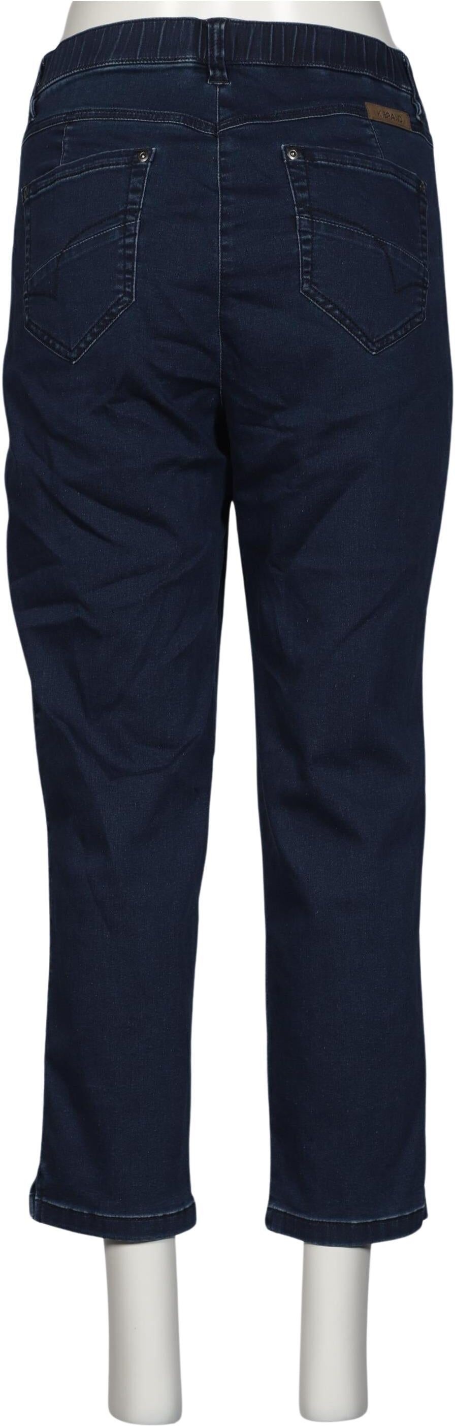 Kj brand Damen Jeans, Marineblau, Gr. W34, Elasthan / kein / Etikett - Second Hand
