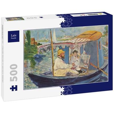 Lais Puzzle Edouard Manet - Claude Monet in seinem Atelier (Argenteuil) 500 Teile