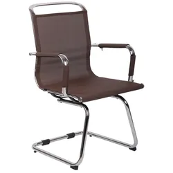 CLP Besucherstuhl Barnet Mesh   Farbe: braun