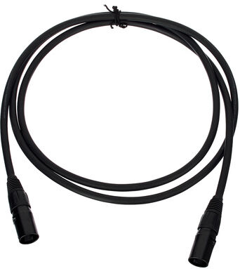 Hicon CAT6A Armored Cable 10G 2m Schwarz