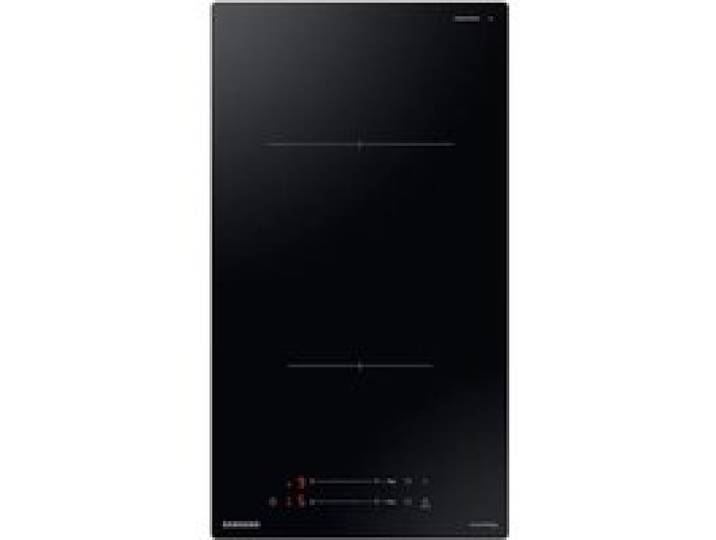 Plaque à induction encastrable noire - SAMSUNG - 2 zones à induction - Vitrocéramique - Sans bordures