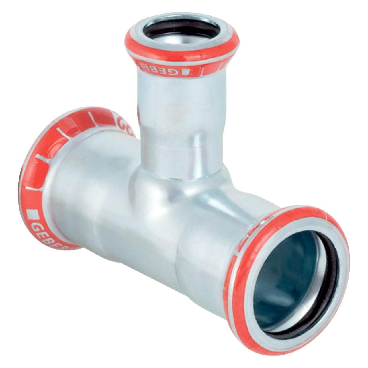 Geberit reduction tee C-STAHL 22 x 18 x 22 mm (21207) buy cheap online (21207)