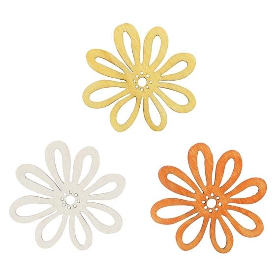 Glorex Streuteile Blumen, 3cm, 12St (12 Stk.) (39399677)