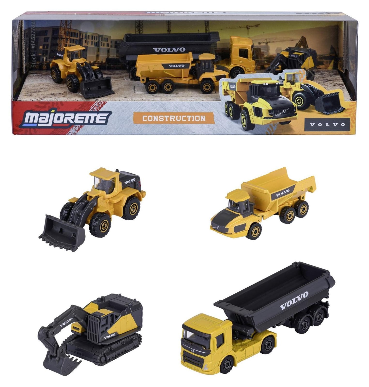 Majorette Majo Construction 5 stuks Giftpack speelgoedset voor kinderen vanaf 3 jaar
