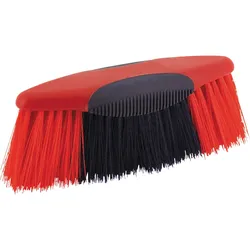ELDORADO Langborsten-Mähnenbürste SOFTTOUCH - rot/navy