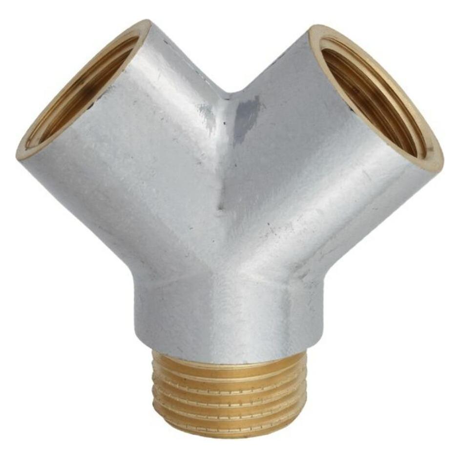 Magni MS Y-Verteilerstück, Chrom, 1/2"IG x 1/2"AG (81206745)