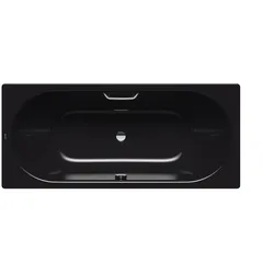 Kaldewei CLASSIC DUO Badewanne, schwarz, 1700 x 700 mm, mit Griffloch