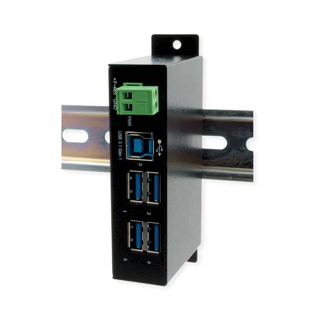 Exsys USB-Hub EX-1504HMS (USB-B, 4 Ports) (EX-1504HMS)