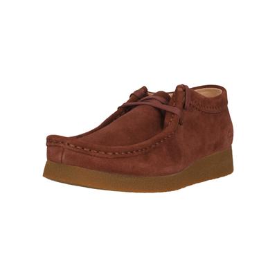 Mokassin CLARKS "WallabeeEVOSh", Damen, Gr. 39, braun (bordeaux), Schuhe Mokassin, mit leichter Laufsohle