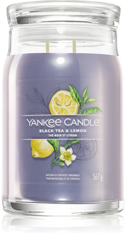 Yankee Candle Black Tea & Lemon Duftkerze 567 g