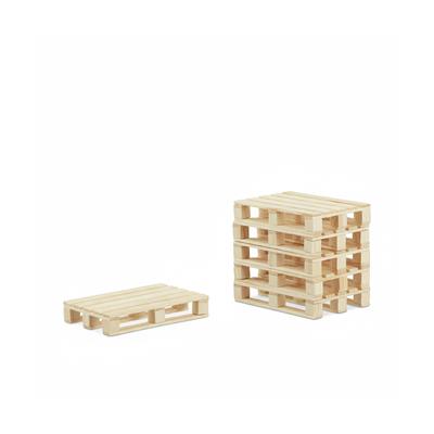 Relaxdays Paletten Untersetzer, 6er Pack, Mini Paletten für Tassen & Gläser, Holz, Getränkeuntersetzer, 2x12x8cm, natur