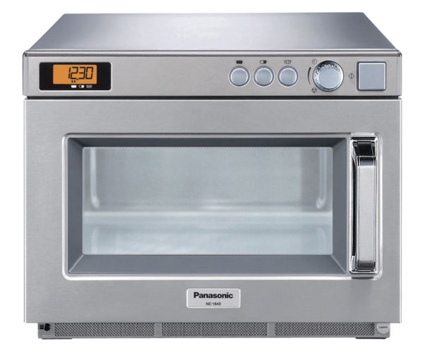 Panasonic NE-1843, Arbeitsplatte, Solo-Mikrowelle, 18 l, 1800 W, Eingebautes Display, LCD